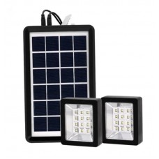 Портативна сонячна система EP-05 3в1 6v3w, Led лампи х2, powerbank
