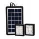Портативна сонячна система EP-05 3в1 6v3w, Led лампи х2, powerbank
