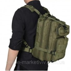 Тактичний рюкзак 35л M06 Олива – міцний Oxford з системою Molle