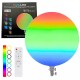 Цветная круглая RGB-LED лампа от сети + пульт, GS-450
