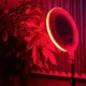 Цветная круглая RGB-LED лампа от сети + пульт, GS-450