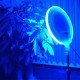 Цветная круглая RGB-LED лампа от сети + пульт, GS-450