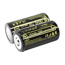 Акумулятор 16340 Li-Ion 700mAh 3,7В, LiitoKala Lii-16A, 1шт