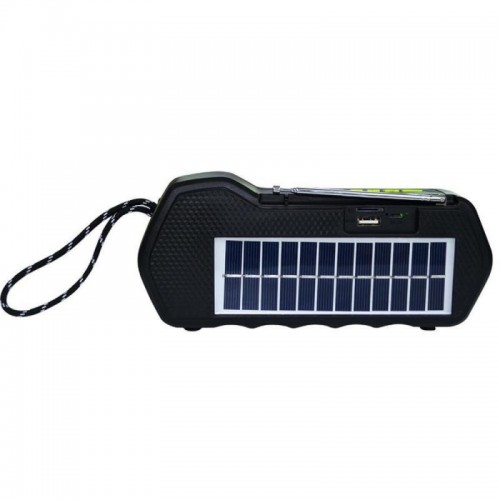 Bluetooth колонка CL-823, з сонячною панеллю та ліхтариком