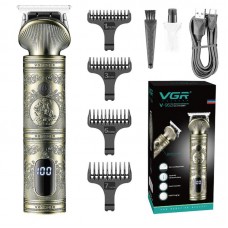 Машинка для стрижки VGR 962 с LED-дисплеем и USB зарядкой