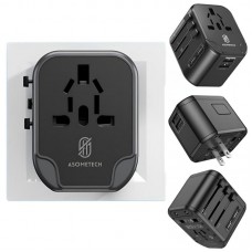 Сетевое зарядное устройство 40Вт (2×USB + 2×Type-C), Asomtech