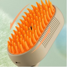 Щітка з паром Steamy Brush E-W3317 для котів і собак, оранжева