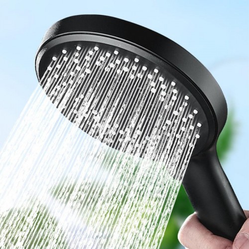 Лійка для душу у ванну + тримач і шланг, Shower set, Чорна Лійка для душу у ванну + тримач і шланг, Shower set, Чорна