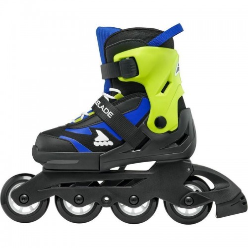 Дитячі фітнес ролики Rollerblade Microblade Синьо-салатові 33-36,5 Дитячі фітнес ролики Rollerblade Microblade Синьо-салатові 33-36,5