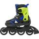 Дитячі фітнес ролики Rollerblade Microblade Синьо-салатові 33-36,5