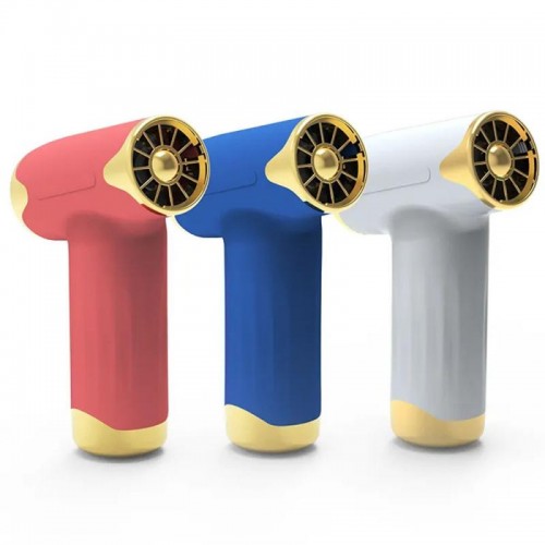 Портативний турбовентилятор 20W, USB, JetFan Turbo Blower, Синій