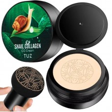 Кушон для лица TUZ SNAIL Тон 01 + спонж с улиточным муцином