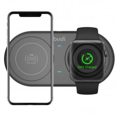 Беспроводное зарядное устройство 2в1, 15W, Budi M8J3500