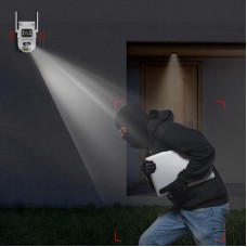 Wi-Fi камера видеонаблюдения 8MP с датчиком движения и ночной подсветкой