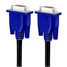 Кабель VGA-VGA 1,5м чорний для монітора та ПК