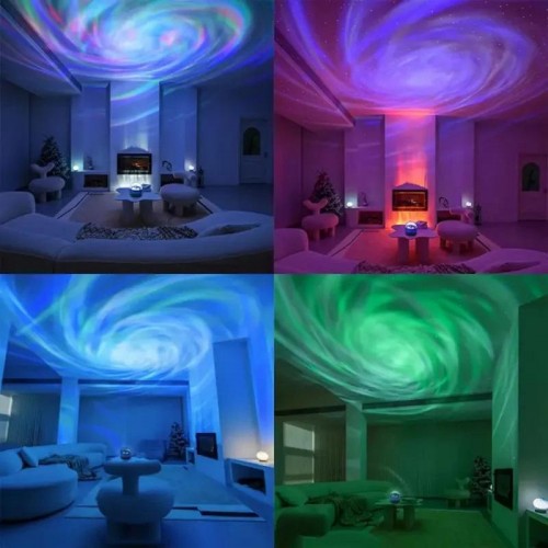 Ночник-проектор звездного неба RGB + пульт ДУ, от USB, AT-0 Ночник-проектор звездного неба RGB + пульт ДУ, от USB, AT-0