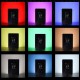 LED-лампа для студійного освітлення 22х15,5см, від мережі, RGB + пульт, F99