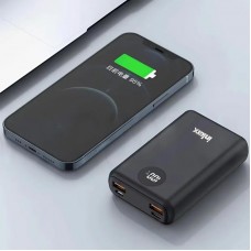 Повербанк на 10000 mAh з дисплеєм, 2USB, INKAX PV-46