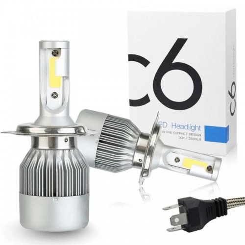 2 шт C6-H4, 36W, LED лампи для авто, Оригінал