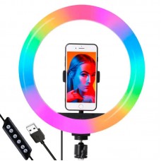 LED кільцева лампа 26 см MJ260 Soft Ring Light від USB