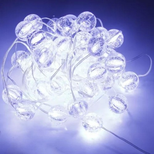 Гірлянда Лампочки від USB, 10м, 100LED, Холодний білий Гірлянда Лампочки від USB, 10м, 100LED, Холодний білий