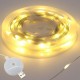 Гирлянда Роса от USB, 10м, 100LED, Теплый белый