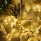 Гирлянда Роса фейерверк от USB, 20м, 600LED + пульт, Теплый белый