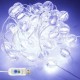 Гирлянда Лампочки от USB, 5м, 50LED, Холодный белый