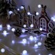 Гірлянда Лампочки від USB, 2,5м, 20LED, Холодний білий