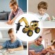 Металлический конструктор детский 15см, 114 деталей, YK667
