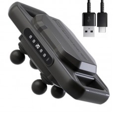 Перкусійний масажер з 4 головками та USB зарядкою