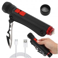 Ручний акумуляторний ліхтарик з відкривачкою, USB, DT-001 torch