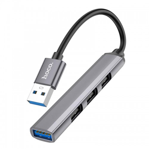 USB-хаб на 4 порти (USB3 + 3×USB2), Hoco HB26