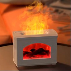 Увлажнитель воздуха Камин с эффектом огня 300мл, от USB