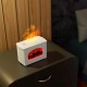 Увлажнитель воздуха Камин с эффектом огня 300мл, от USB