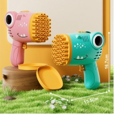 Пістолет для мильних бульбашок Bubble blaster рожевий на батарейках
