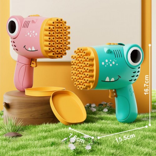 Детский пистолет для мыльных пузырей на батарейках, Bubble blaster, Розовый Детский пистолет для мыльных пузырей на батарейках, Bubble blaster, Розовый