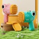 Детский пистолет для мыльных пузырей на батарейках, Bubble blaster, Розовый