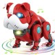Интерактивная игрушка собака Бульдог, на батарейках, 13 см, Mecha Dog R11