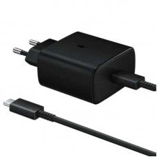 Адаптер USB Type-C 45W з кабелем Black Edition швидка зарядка