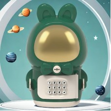 Скарбничка-сейф космонавт Space Piggy Bank, Зелений