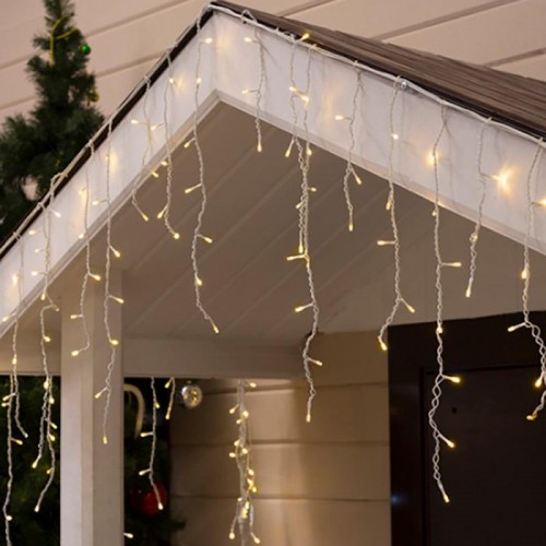 Гірлянда Бахрома, від мережі, 5м, 120LED, Теплий білий Гірлянда Бахрома, від мережі, 5м, 120LED, Теплий білий