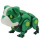 Інтерактивна іграшка собака Бульдог, на батарейках, 13 см, Mecha Dog R11, Зелений