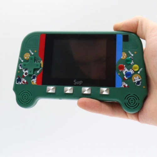 Портативная игровая консоль на 500 игр, 3,5, от USB, F3, Зеленый