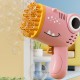 Детский пистолет для мыльных пузырей на батарейках, Bubble blaster, Розовый