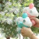 Дитячий пістолет для мильних бульбашок, від батарейок, Bubble maker, Рожевий