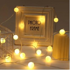 Гірлянда USB 5м 50LED теплий білий для дому та вулиці