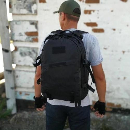 Штурмовий рюкзак US Army M11 на 40л (50x39x25 см), Чорний