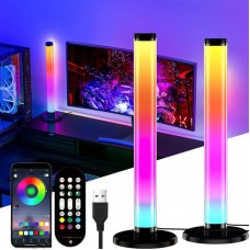Світлодіодні панелі RGB 24см купити - 2шт з пультом та USB управлінням