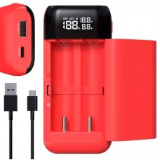 Зарядний пристрій 18650-21700, Power Bank, від USB, LiitoKala Lii-MP2